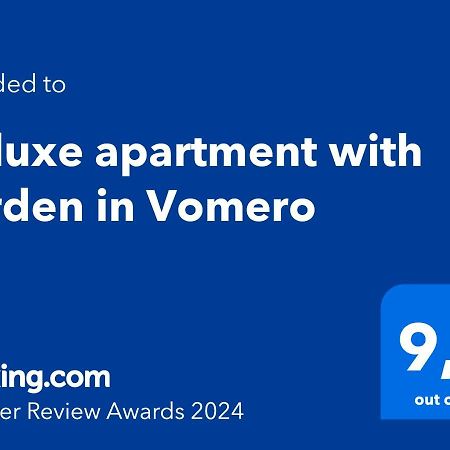 Deluxe Apartment With Garden In Vomero Napoli Dış mekan fotoğraf